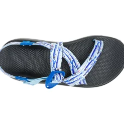 Chaco Men's Blue Fish Wide Width Z/1 Classic Sandal| Z/ Adjustable Sandals|Sandals