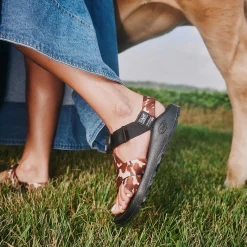 Chaco Women's Mega Cow Z/1 Wide-Strap Classic Sandal|Women Z/ Adjustable Sandals|Sandals
